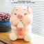 Gấu Bông Heo Ôm Bình Sữa CỠ ĐẠI , Gối Ôm Chất Nỉ Nhung Co Giãn Mềm Mịn - 100% Bông Tinh Khiết
