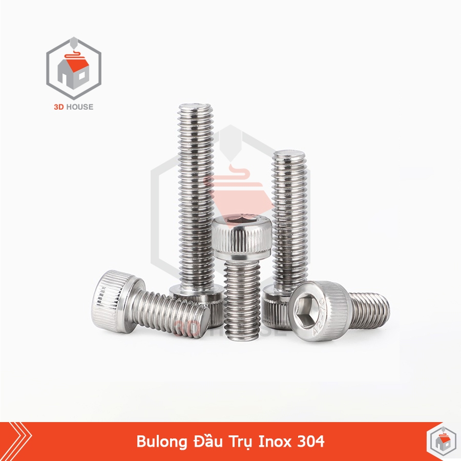 Ốc - Bulong Lục Giác Inox 304 M4 (4mm) - Dùng lục lăng 3 | Shopee Việt Nam
