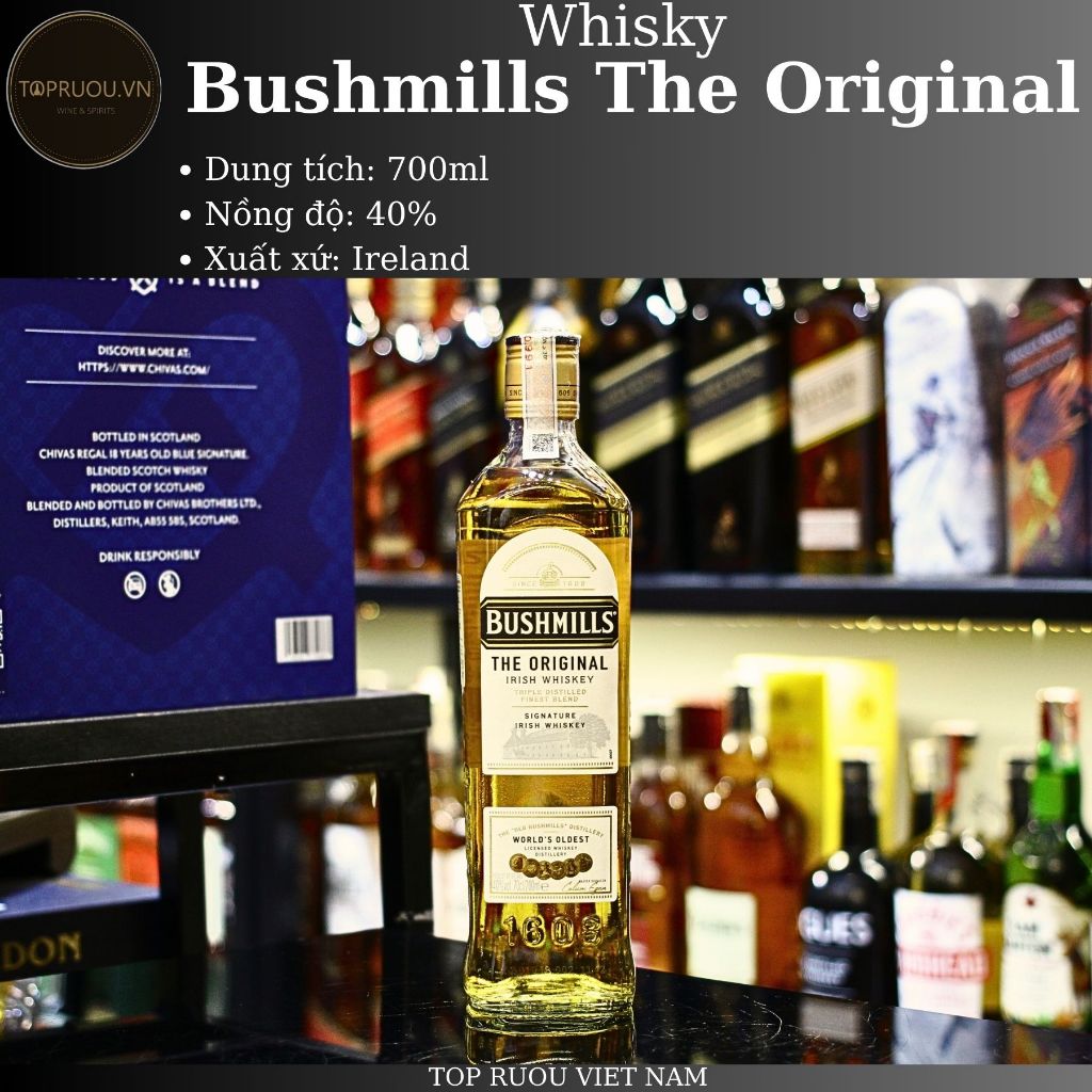 [Chính Hãng] Jameson Irish - Bushmills The Original 700ml [Hàng Thật ...