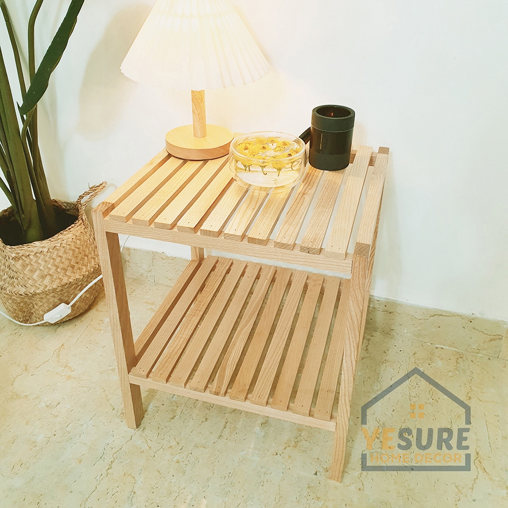 Ảnh Kệ Gỗ Trang Trí Đầu Giường Gỗ Tần Bì Kích Thước 45x45 cm Kiểu Dáng Thẩm Mỹ Dễ Dàng Lắp Đặt YESURE - Hàng chính hãng 3