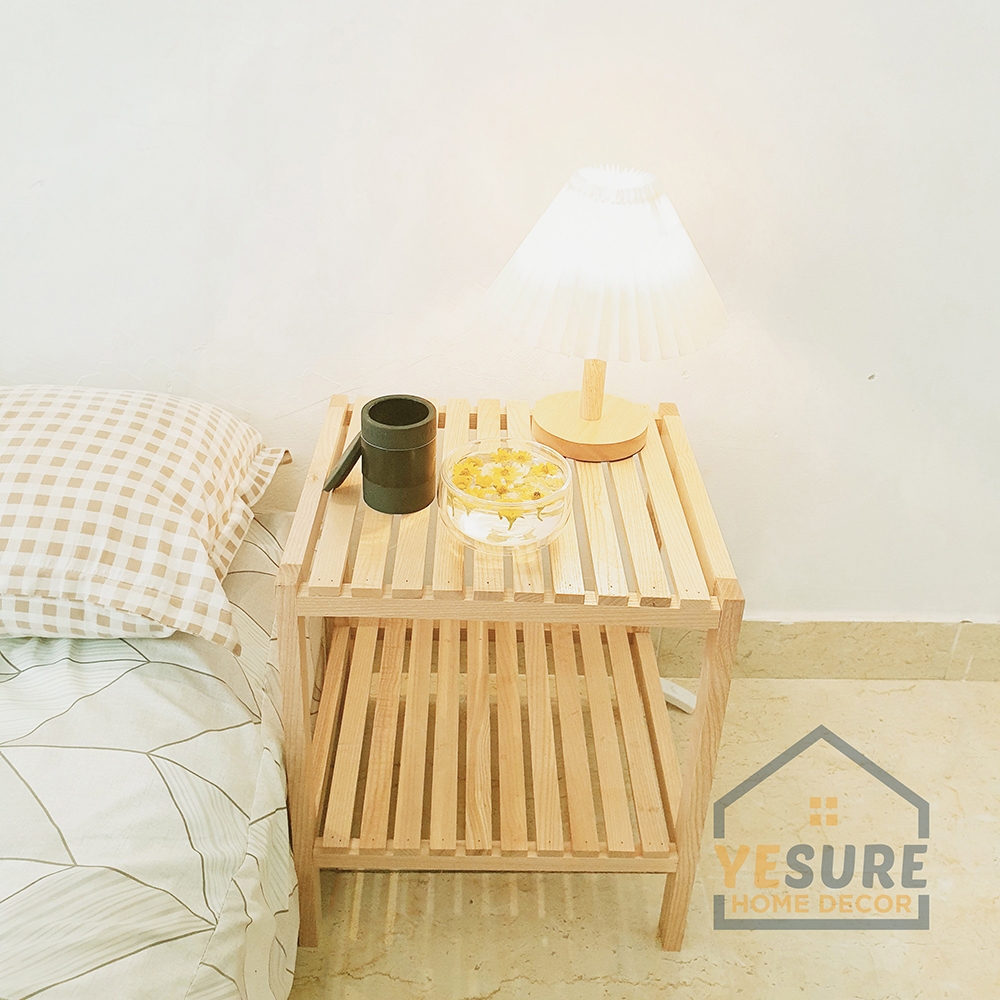 Ảnh Kệ Gỗ Trang Trí Đầu Giường Gỗ Tần Bì Kích Thước 45x45 cm Kiểu Dáng Thẩm Mỹ Dễ Dàng Lắp Đặt YESURE - Hàng chính hãng 4