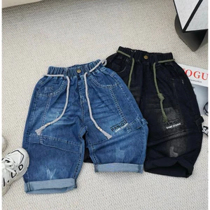 Quần ngố nam quần jean cho bé trai từ 20-55kg chất mềm mát