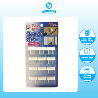 Bộ 12 bịt ổ điện an toàn cho bé nội địa Nhật Bản | Minizon Kids