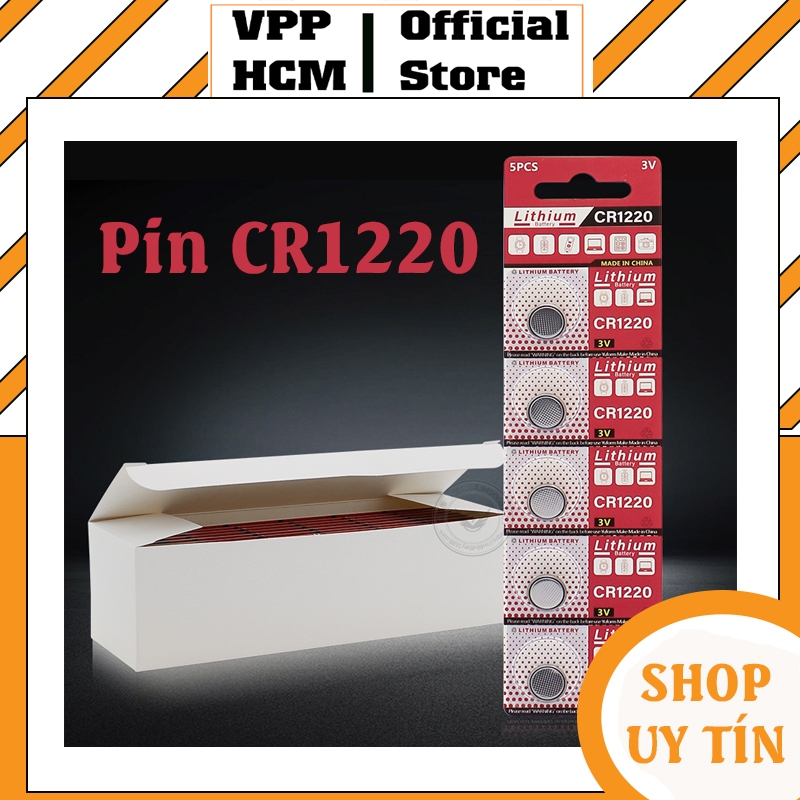 [1 Cục] Pin CR1220 cúc áo Lithium 3V chính hãng | Shopee Việt Nam