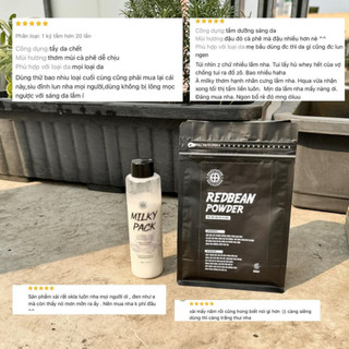 Bột đậu đỏ tắm dưỡng trắng cấp ẩm nuôi dưỡng giúp đều màu da REDBEAN MILKY - Da69station