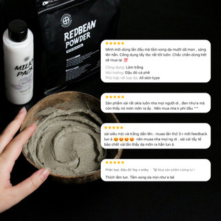 Bột đậu đỏ tắm dưỡng trắng cấp ẩm nuôi dưỡng giúp đều màu da REDBEAN MILKY - Da69station