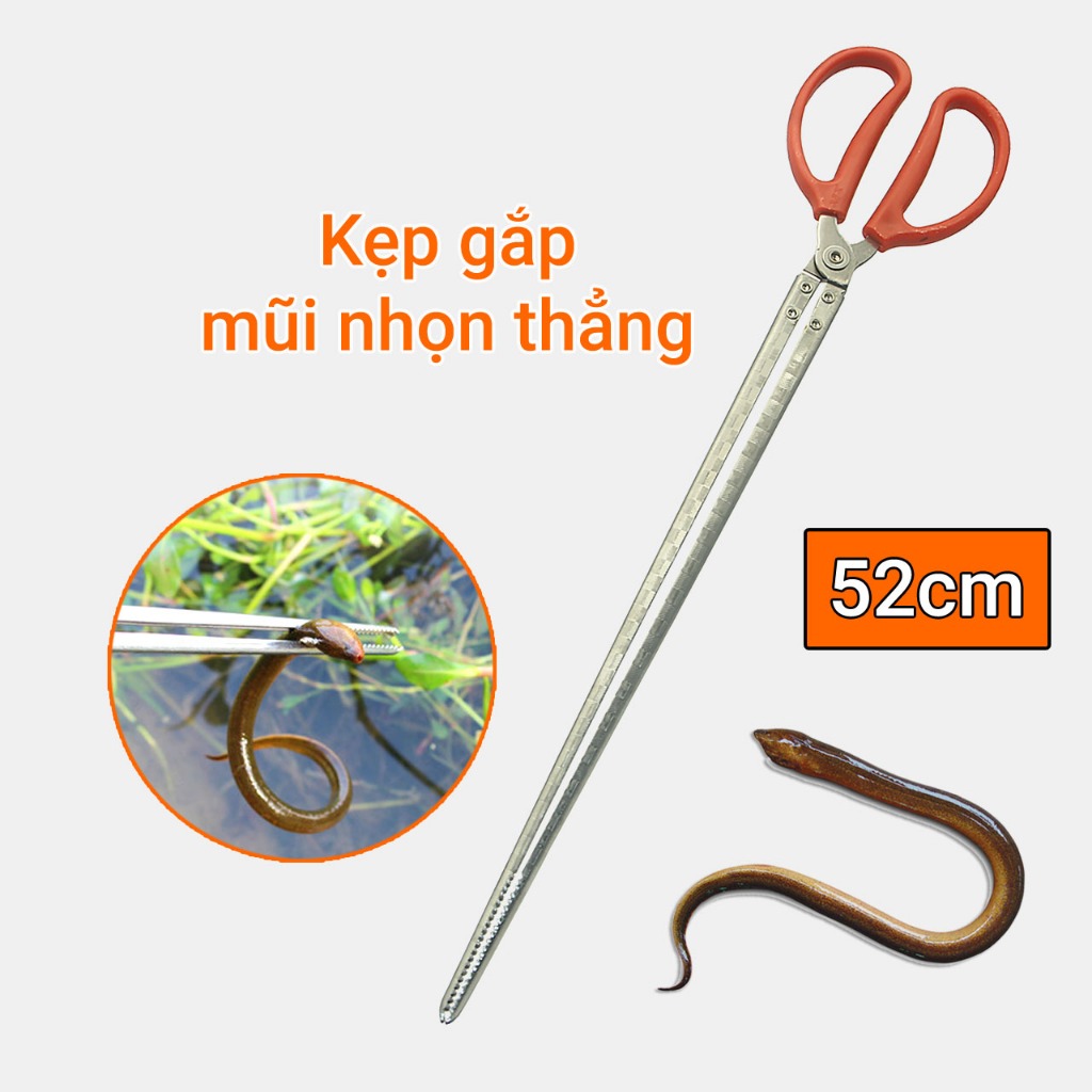 Kẹp gắp dài hình kéo đa năng - Kẹp gắp rác, Kẹp Bắt Lươn, Bắt Rắn, Hải ...