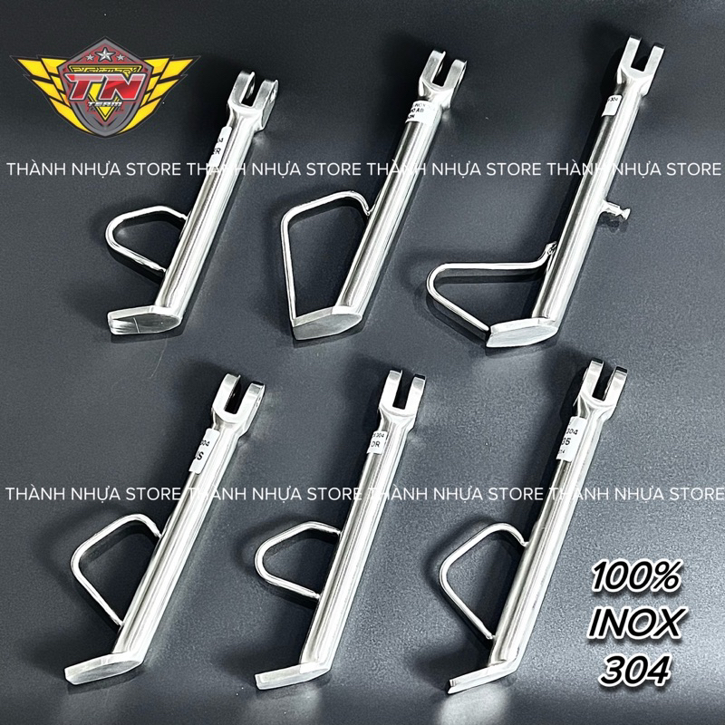 Chân chống inox - Chống nghiêng inox 304 Si/Wave/Ex/Win/Rai/Vario