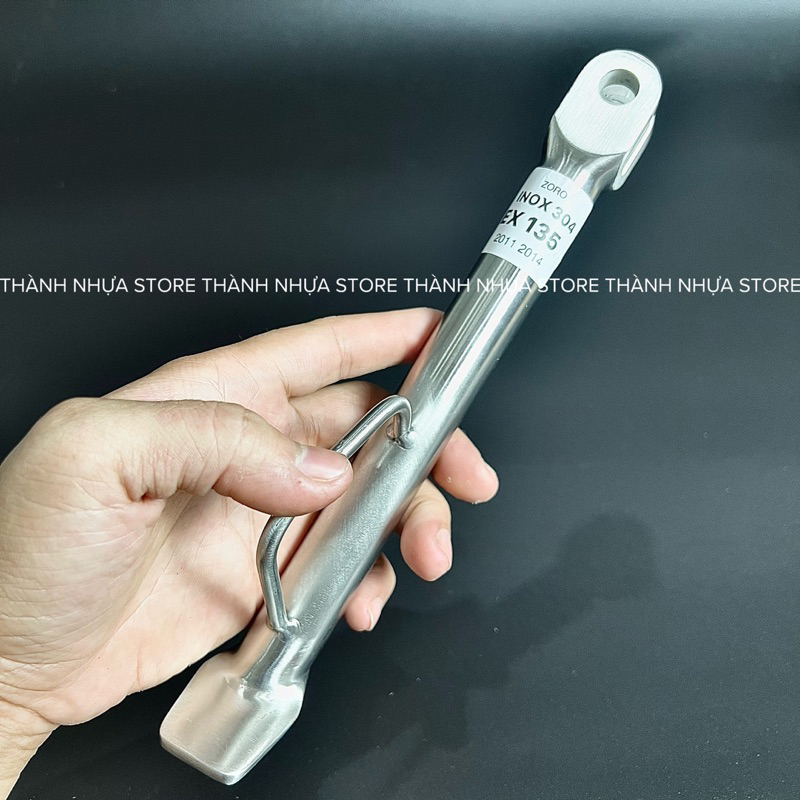 Chân chống inox - Chống nghiêng inox 304 Si/Wave/Ex/Win/Rai/Vario
