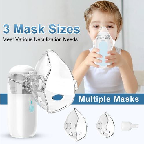 Máy Xông Mũi Họng Mini Cầm Tay – Không Tiếng Ồn, Chất Liệu PVC