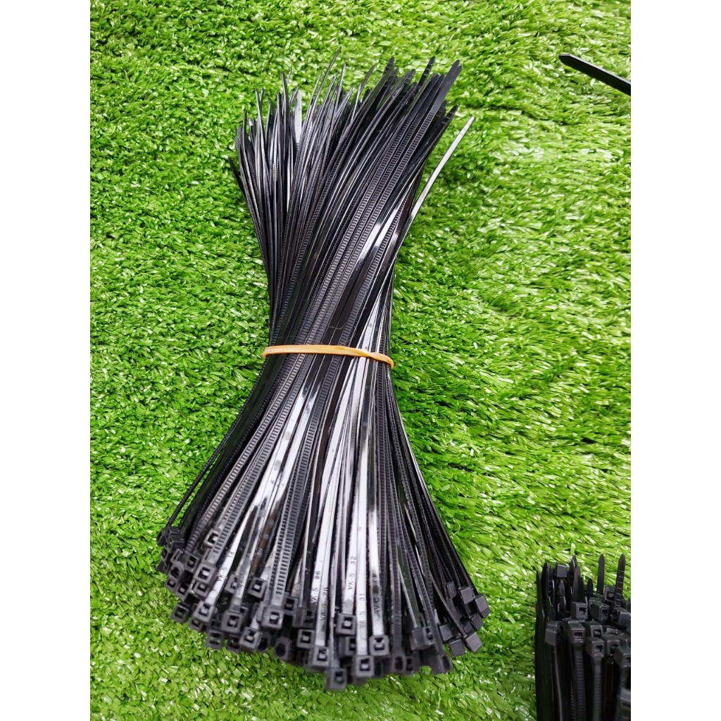Bịch 500 Sợi Dây Rút Nhựa Đen, Dây Thít Đen 10cm 15cm 20cm 25cm 30cm ...
