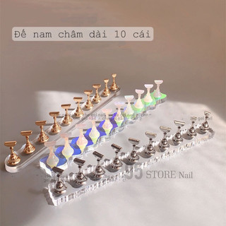 Đế nam châm chân gỗ  gắn móng mẫu tập sơn