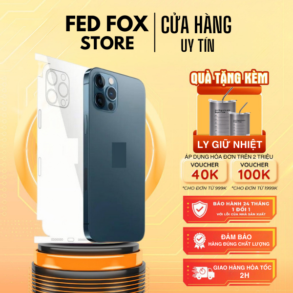 [MIẾNG DÁN PPF] Full lưng và viền for iPhone 14 Pro Max 13/ 13 Pro/ 13 Pro Max /12 Pro/12 Promax/11 promax