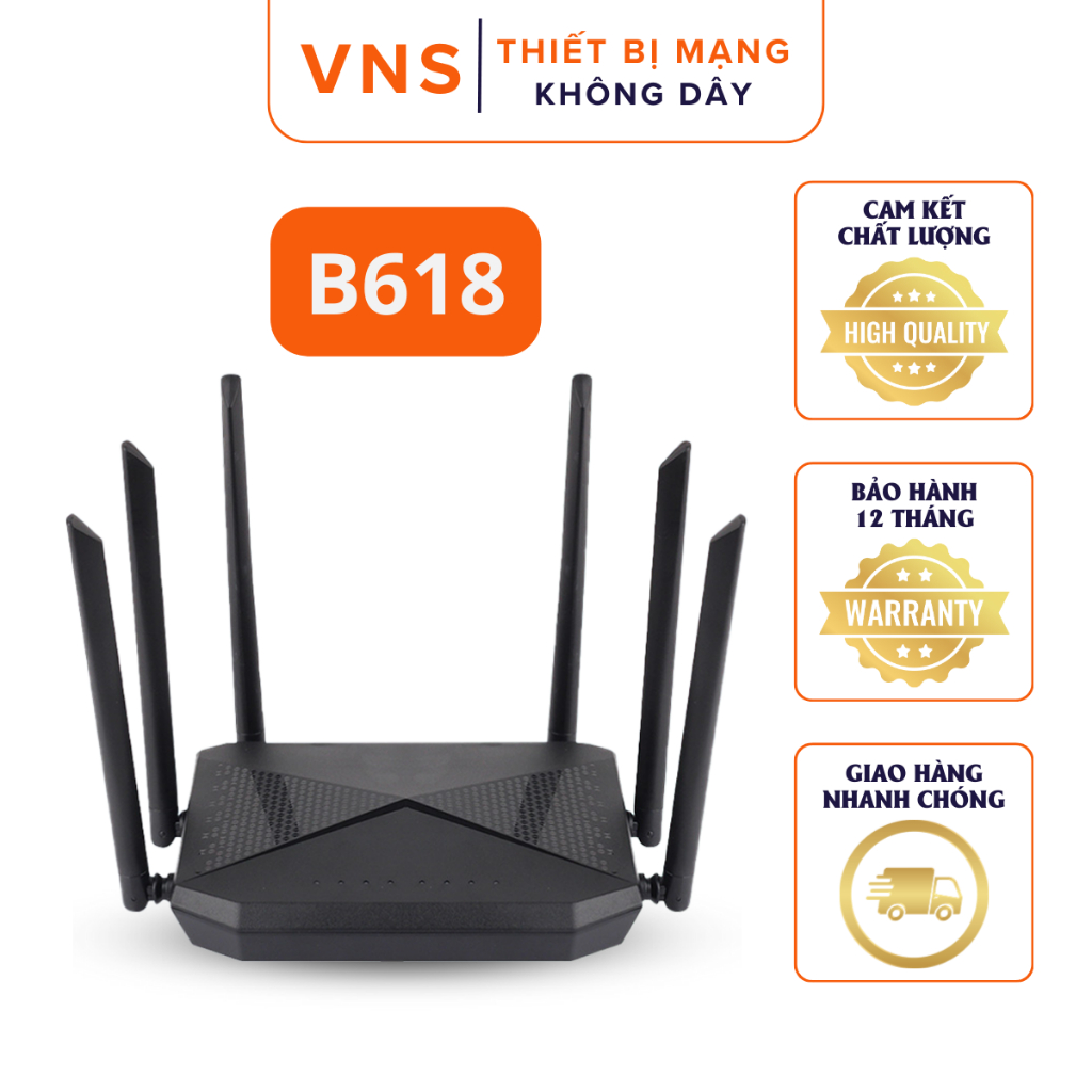 Router Wifi Không Dây B618 6 Râu VNS Phát Mạng Từ Sim Tốc Độ Cao ...