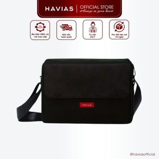 MESSENGER HAVIAS túi đeo chéo đựng vừa laptop vải Oxford cao cấp nhập khẩu