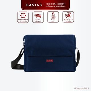 MESSENGER HAVIAS túi đeo chéo đựng vừa laptop vải Oxford cao cấp nhập khẩu
