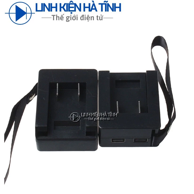 Bộ chuyển đổi pin máy khoan sang sạc điện thoại di động 5V khoảng cách chân 21mm sạc điện thoại từ pin máy khoan