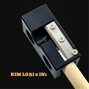Gọt sửa đầu cơ bida 8in1 - Hợp kim nguyên khối cao cấp - Siêu bền, tiện lợi