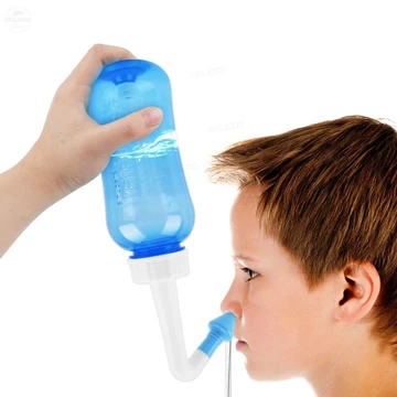 Bình Rửa Mũi 300Ml, Bình Vệ Sinh Mũi Cho Bé Và Người Lớn, Dụng Cụ Rửa Mũi Ngăn Ngừa Viêm Xoang