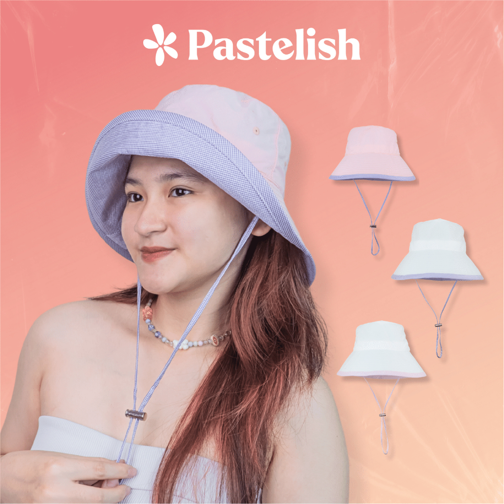 Mũ nón Bucket CARO MINI Chất Vải Dù Mỏng Nhẹ - Phong Cách Ulzzang Women - Pastelish