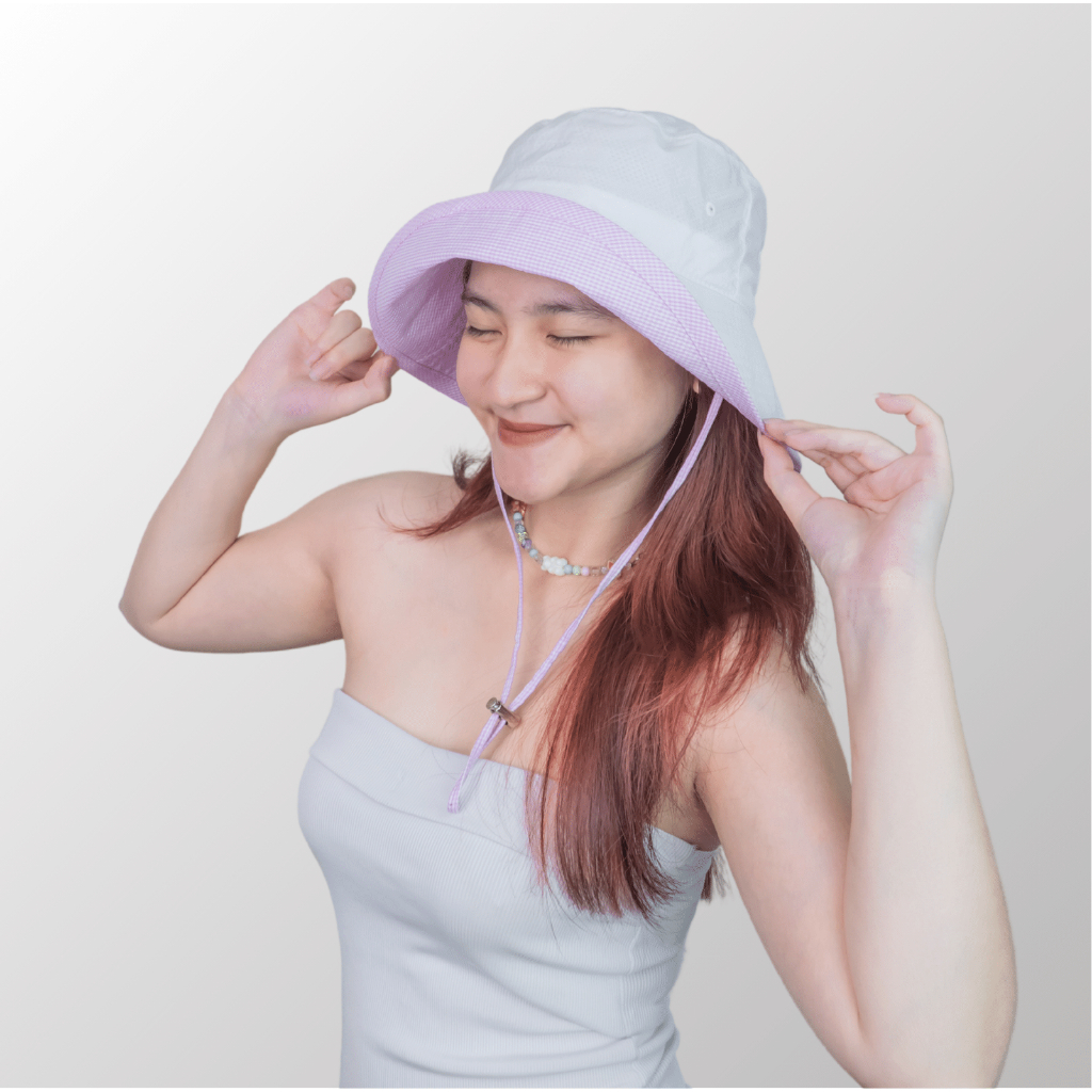Mũ nón Bucket CARO MINI Chất Vải Dù Mỏng Nhẹ - Phong Cách Ulzzang Women - Pastelish