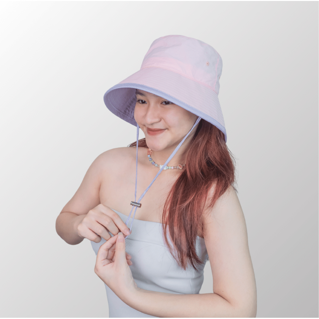 Mũ nón Bucket CARO MINI Chất Vải Dù Mỏng Nhẹ - Phong Cách Ulzzang Women - Pastelish