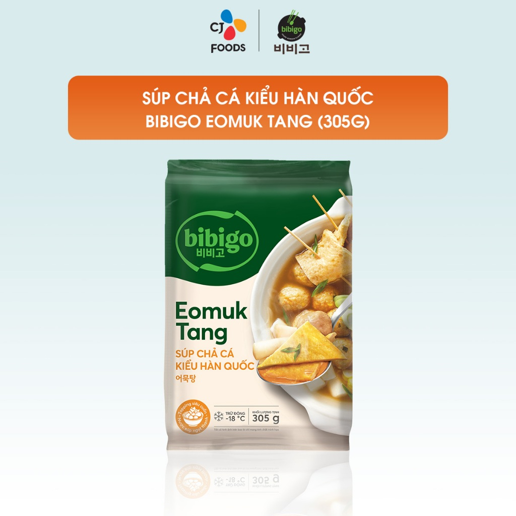 Ảnh Súp Chả cá Hàn Quốc Eomuk Tang Bibigo 305g (đầy đủ topping) 1