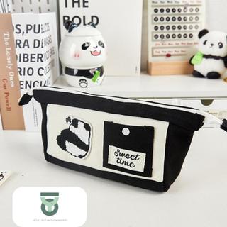 Túi/Hộp đựng bút SWEET TIME có sức chứa lớn, vải canvas xinh xắn basic_Joy Office