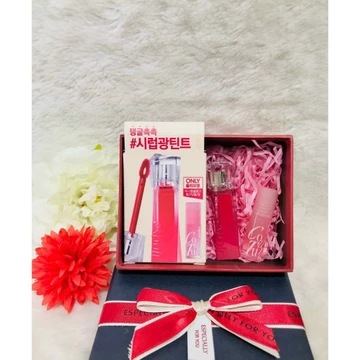 Sale lỗ date 10/12/2025 + hạn mở nắp [SET - Tặng Son Mini] Son Tint Bóng Căng Mọng Môi Espoir Couture Lip Tint Glaze