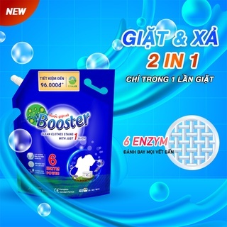 Túi Nước giặt xả Booster hương hoa thiên nhiên túi 3.7- Hãng chính hãng