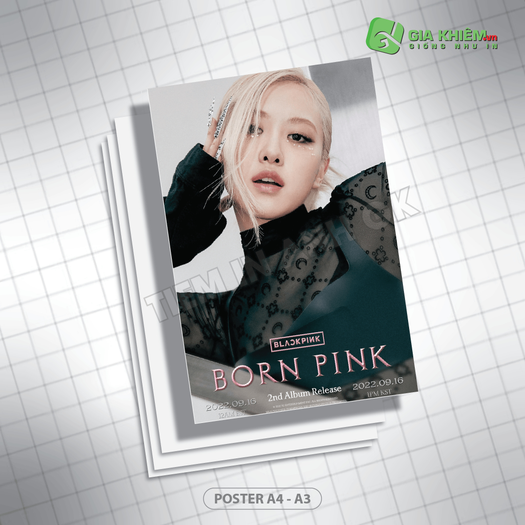 Poster BLACKPINK BORN PINK 2nd Album Release | Shopee Việt Nam