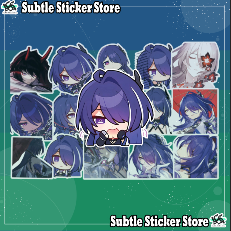 [Honkai Star Rail] - Set 10/15 Sticker Acheron - Lệnh sứ hư vô game ...