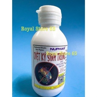 Diệt ký sinh trùng, diệt trùng mỏ neo,  rận cho bể cá cảnh Nuphar (Chai 120ml)