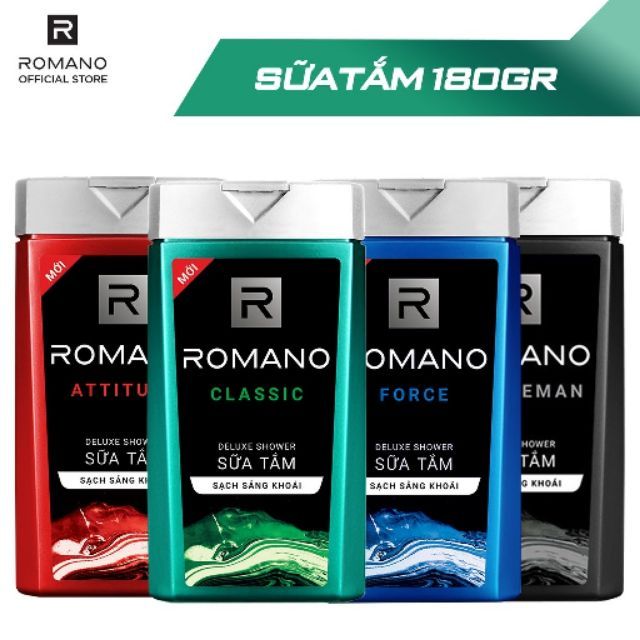 SỮA TẮM ROMANO 180G