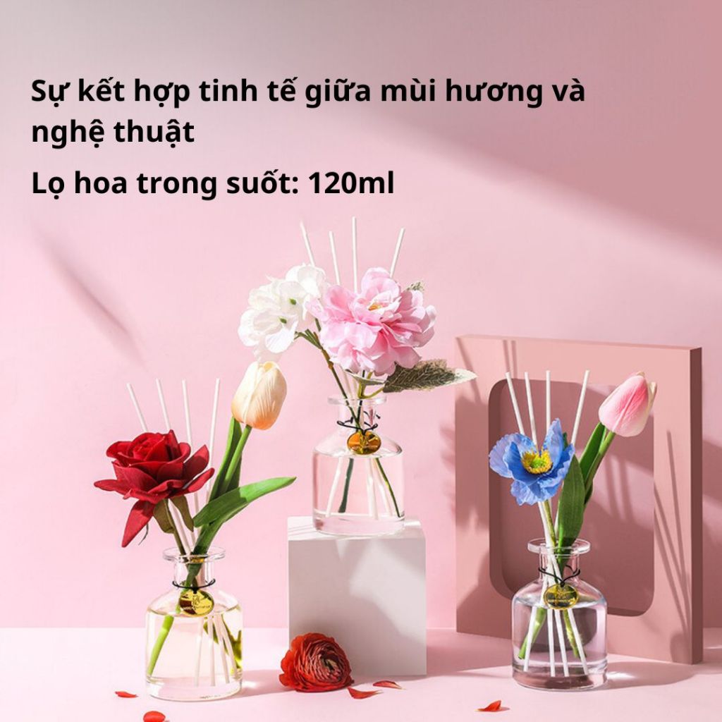 Lọ tinh dầu thơm phòng VaromaS nước hoa cắm khử mùi thanh lọc không khí sang trọng KT89 KT90