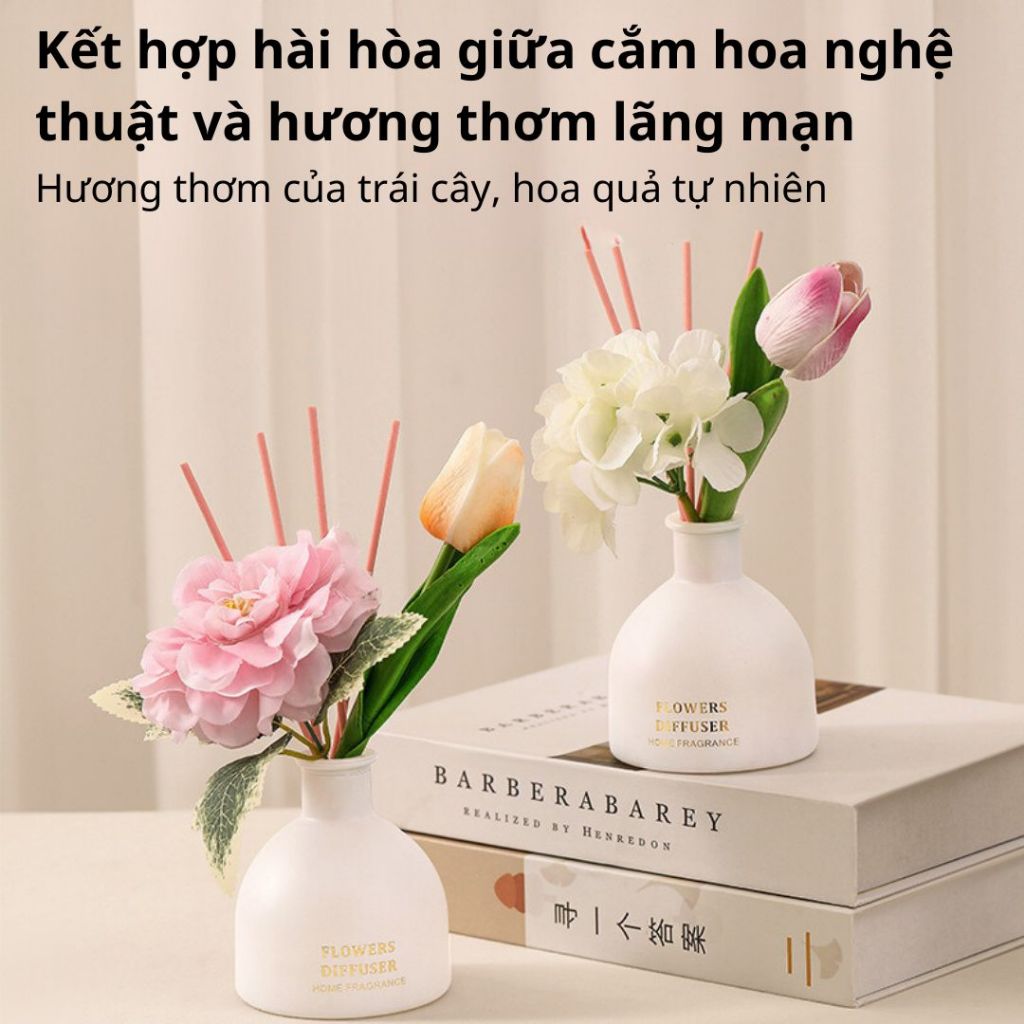 Lọ tinh dầu thơm phòng VaromaS nước hoa cắm khử mùi thanh lọc không khí sang trọng KT89 KT90