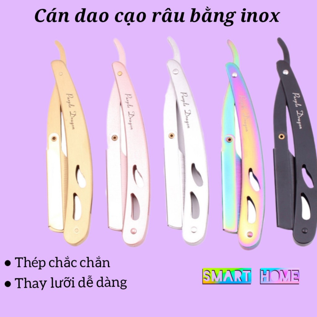 Dao Cạo Lông Mặt - Cạo Râu Cán Inox Chắc Chắn | Shopee Việt Nam