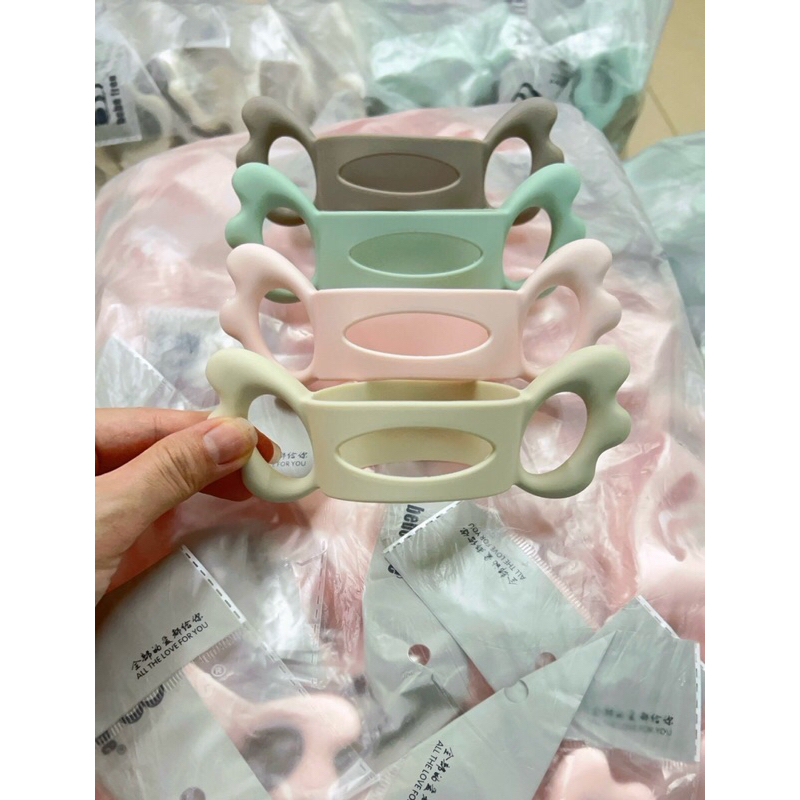 Tay cầm bình sữa Avent,Pieon, Hegen, Lassinoh, Moyuum silicon, phù hợp với tất cả bình cổ rộng..Tibongstore