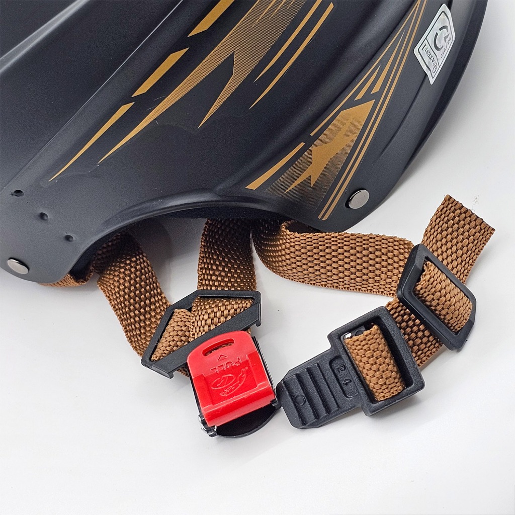 Ảnh Nón bảo hiểm nửa đầu kiểu dáng thể thao SUNDY Helmets HP02, an toàn, nam tính, Freesize (vòng đầu 55-59cm) 3