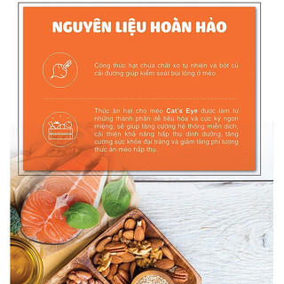 Thức ăn Hạt Cateyes 1kg Seal, Hạt Cat Eye, Cat's Eye Cho Mèo Mọi Lứa Tuổi