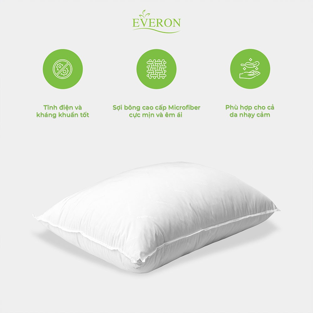 Ảnh Ruột Gối Đầu Micro 45*65cm 1