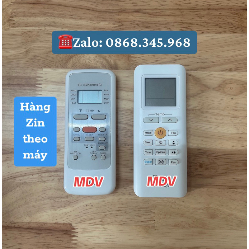 Điều khiển điều hoà máy lạnh MDV chính hãng | Shopee Việt Nam