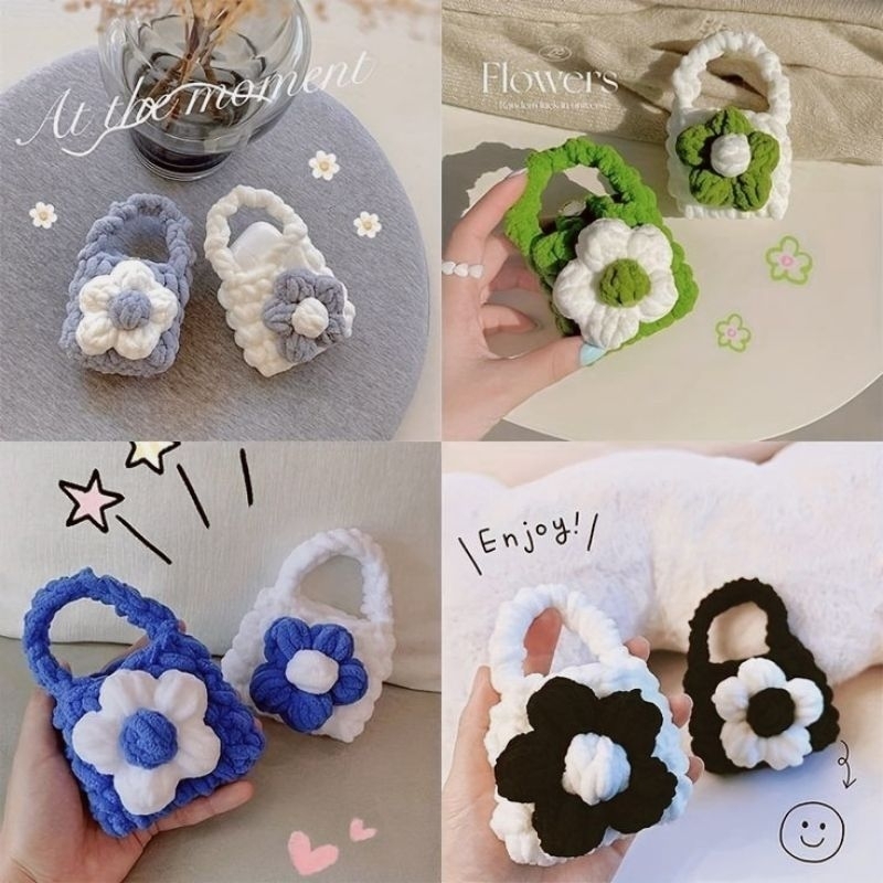 Túi Mini Đựng Tai Nghe, Son - Túi Len TAYEM HANDMADE | Shopee Việt Nam