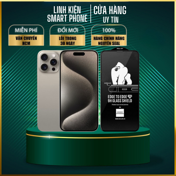 Cường Lực Iphone KingKong Full Màn Chính Hãng Siêu Bền IP 6/7/8/X/11/12/13/14/15/Plus/Pro/Promax- New