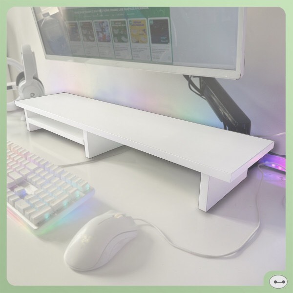 Kệ mini , kệ decor , kệ gổ để màn hình máy tính , laptop đa năng K80 ...