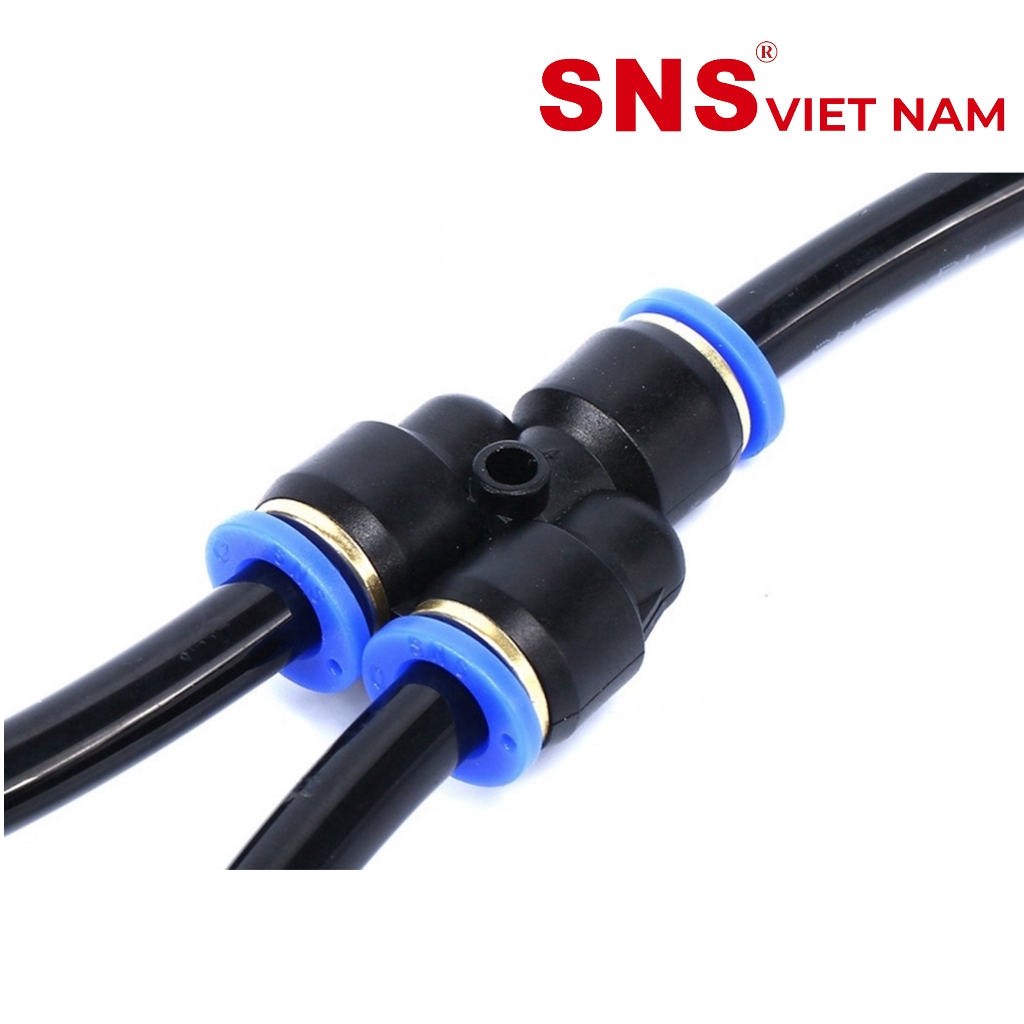 Đầu nối khí nén chữ Y các cỡ PY4/ PY6/ PY8/ PY10/ PY12 (chính hãng SNS ...