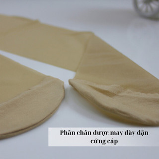 Tất vớ nữ dài màu da cao cổ tàng hình giúp che đi khuyết điểm mềm mịn thoáng mát DEVARI T893
