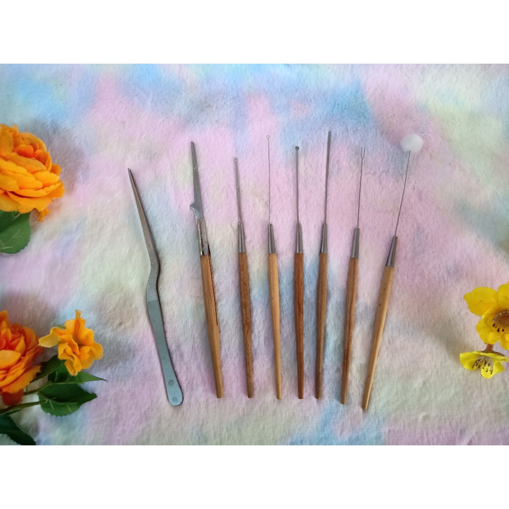 1 Cây Ráy tai cán Gỗ Vàng trong bộ ráy tai | Shopee Việt Nam