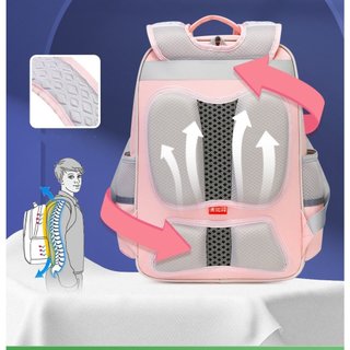 Balo học sinh, Balo đeo vai chống gù lưng, chống thấm nước cho học sinh B-3595 - BINBES