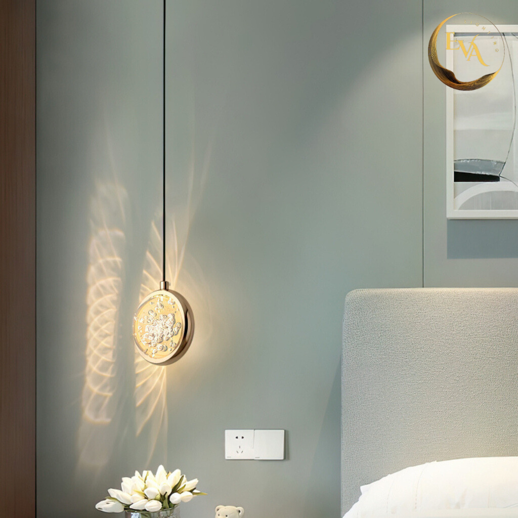 Đèn thả pha lê EVA B01-1 đèn thả decor đầu giường, thả bàn ăn, thả phòng khách phong cách hiện đại bảo hành 12 tháng